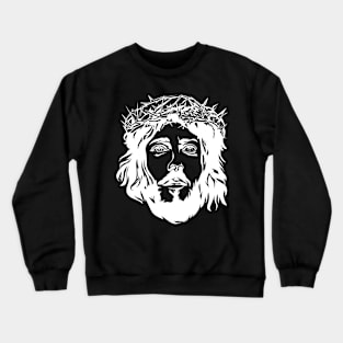 Christmas Jesus face Chrismas Crewneck Sweatshirt